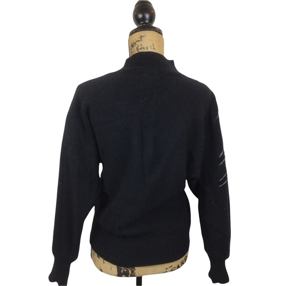 Vintage Gloria Furman Embellished Sweater Black - Picture 3 of 9